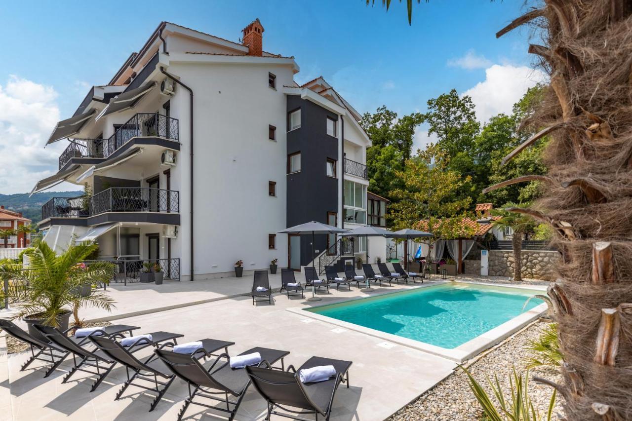 Villa Adriatic, Apartment Chiara With Sea View And Heated Swimming Pool, Free Private Parking, Icici Exterior photo